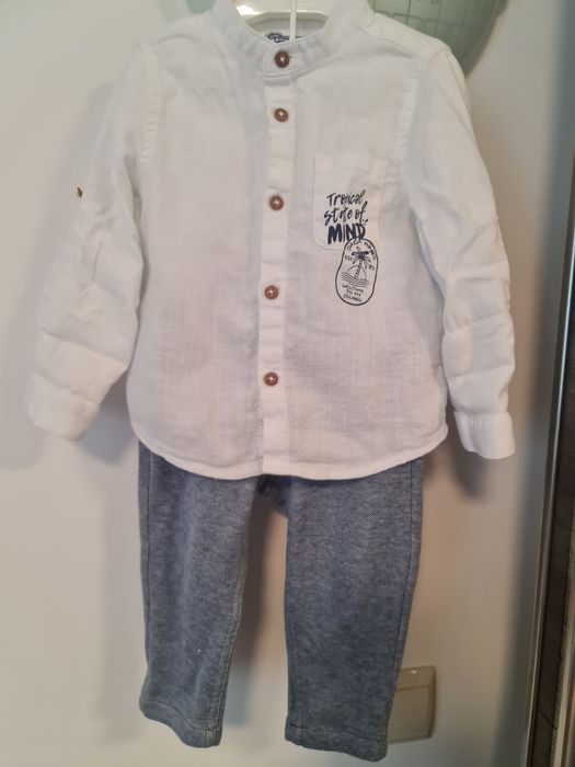 Бебешки костюм с риза Original Marines