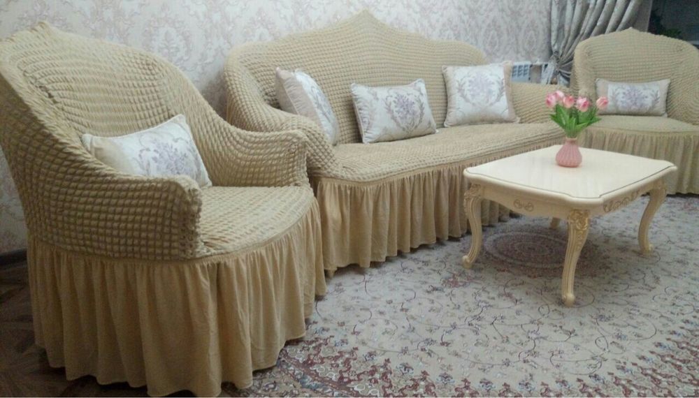 Чехлы на диваны и кресла.Турция.Доставка.