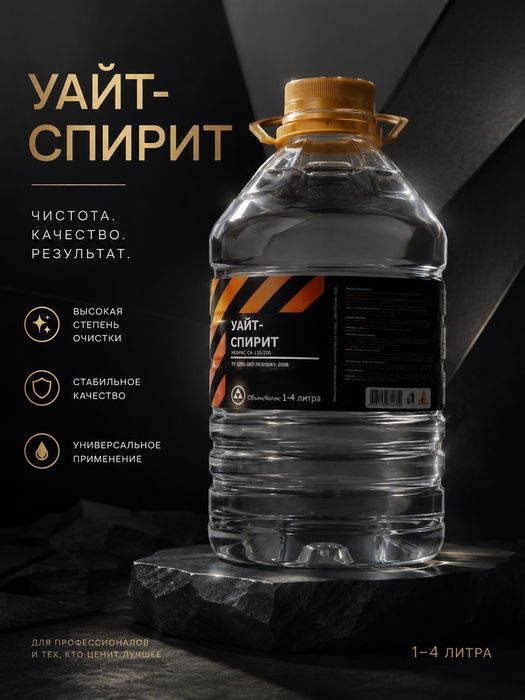 Уайт-Спирит 4 литра для разбавления масляных красок