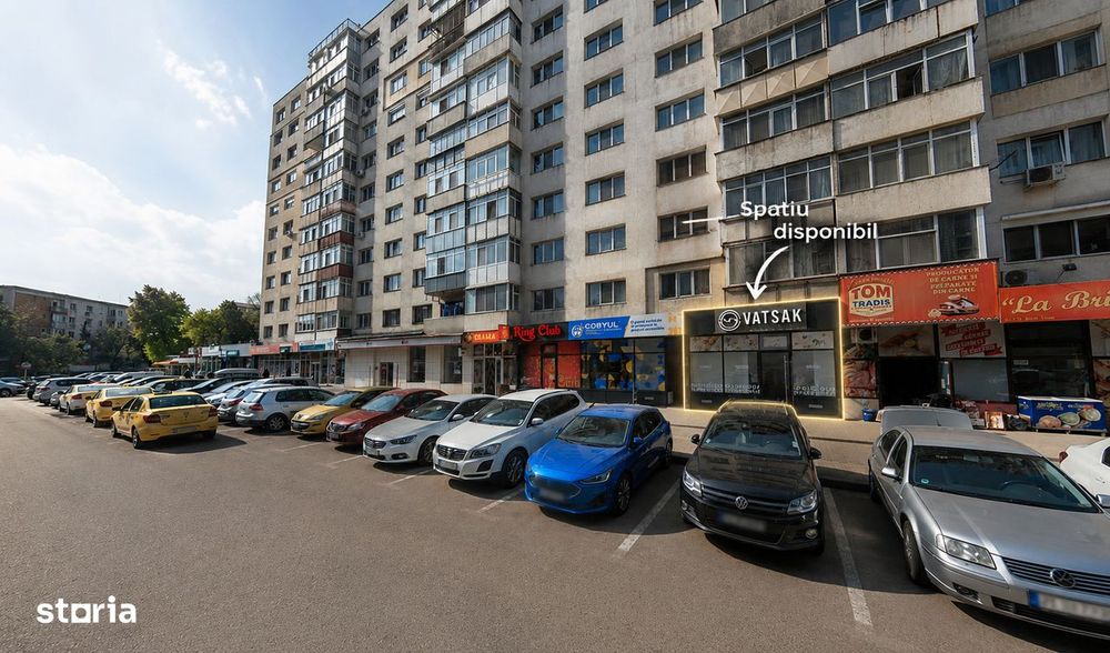 Inchiriere Spatiu Comercial cu vad- 76 mp- 2 accese- Mircea cel Batran