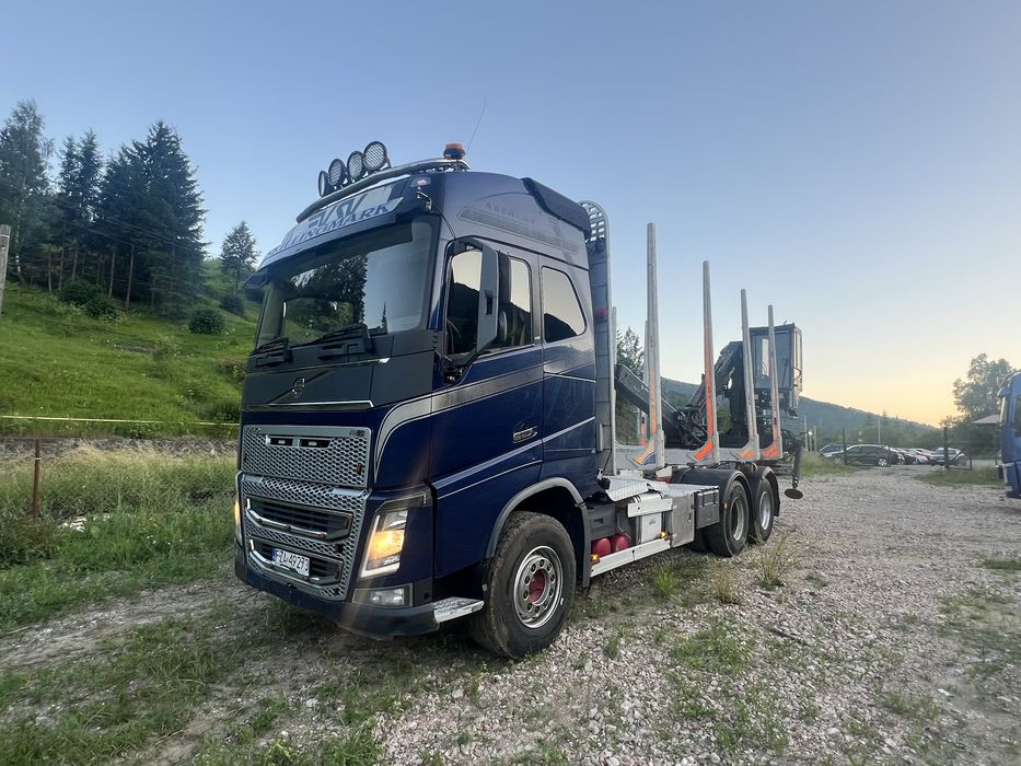 VOLVO FH13 Macara Epsilon M110 transport forestier lemn bustean