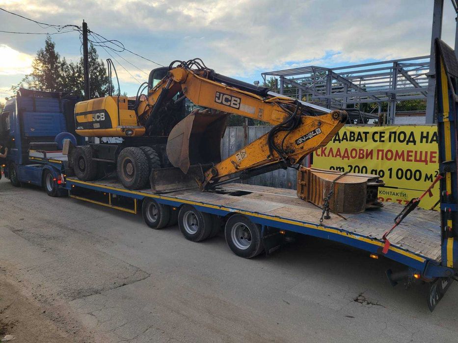 Услуги с въртящ се Багер на колела в райна на гр. Петрич