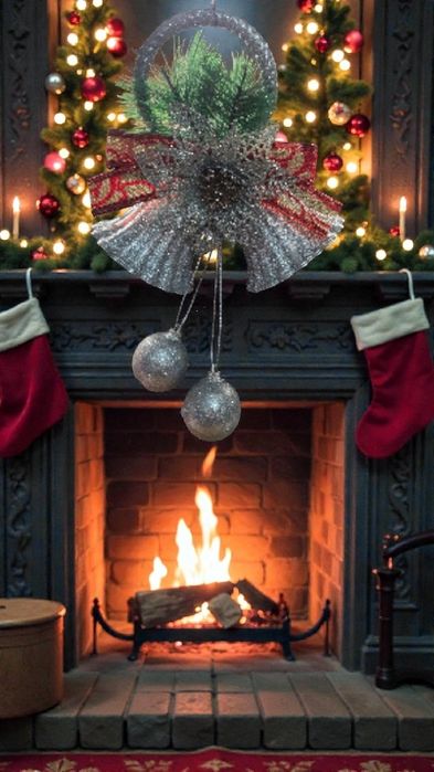 Ornament de Crăciun 3 clopotele 18x8x16 cm