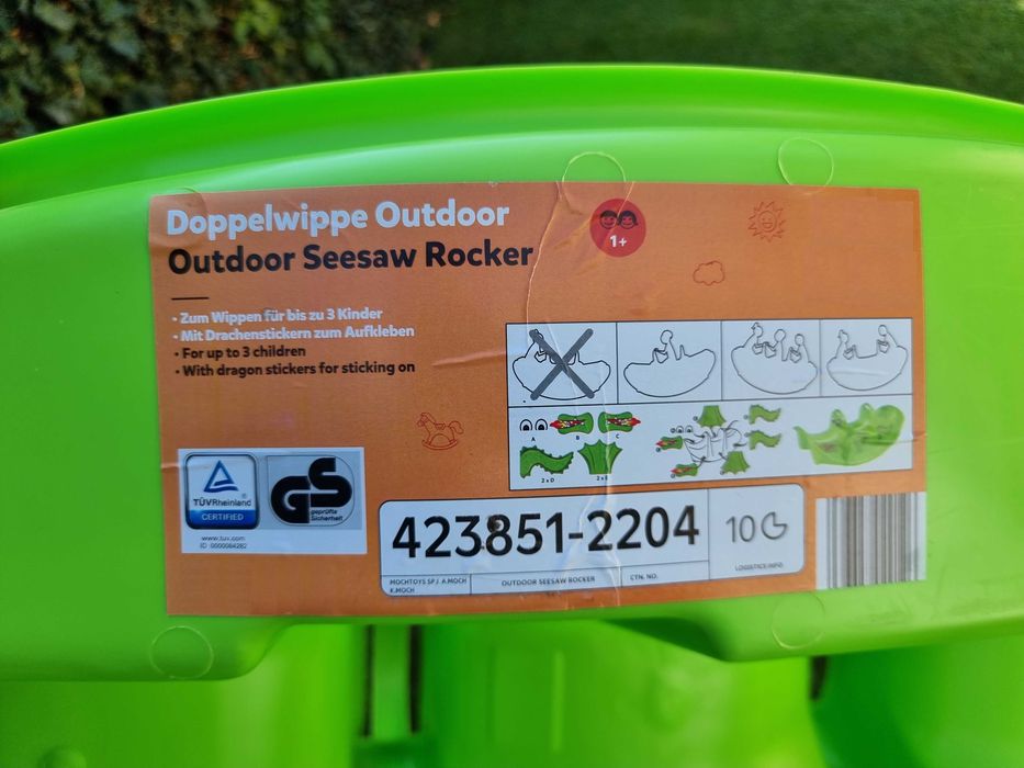 Balansoar copii cu 3 locuri Dragon, nou