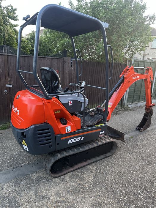 Kubota kx36-3  2011   1.5 tone excavator