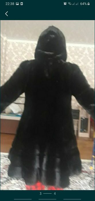 шуба норка красивая