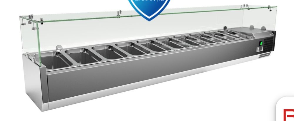 Vitrina de ingrediente capacitate 10 cuve gn1/4 putere 180w Bilancia