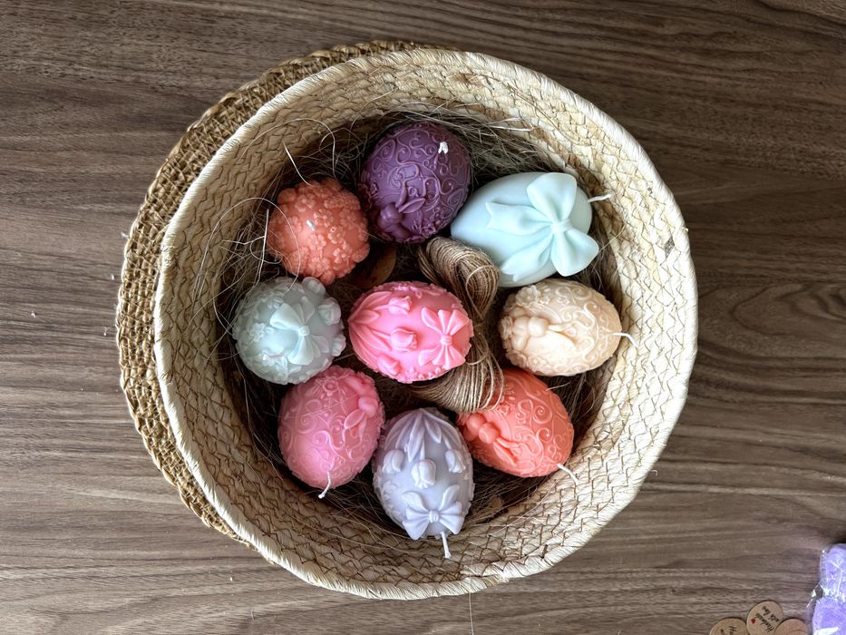 Натурални соеви свещи Великден Ароматни