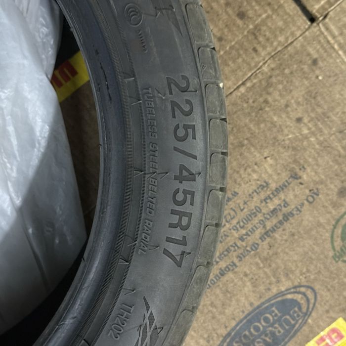 Продам шины Triangle 225/45/17