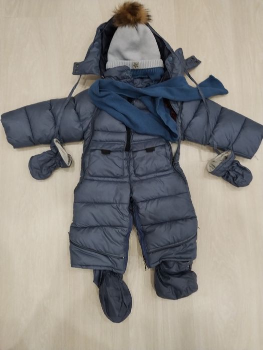 Комбинезон трансформер зимний для новорожденных