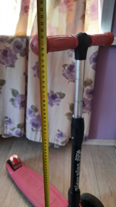 Самокат детский Tech Team Tiger plus pink розовый