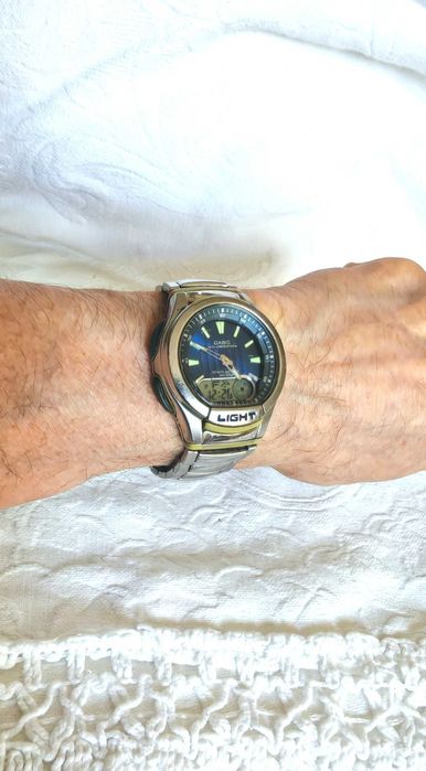 Много Рядък Модел на Мъжки Японски Часовник CASIO - AQ-180W