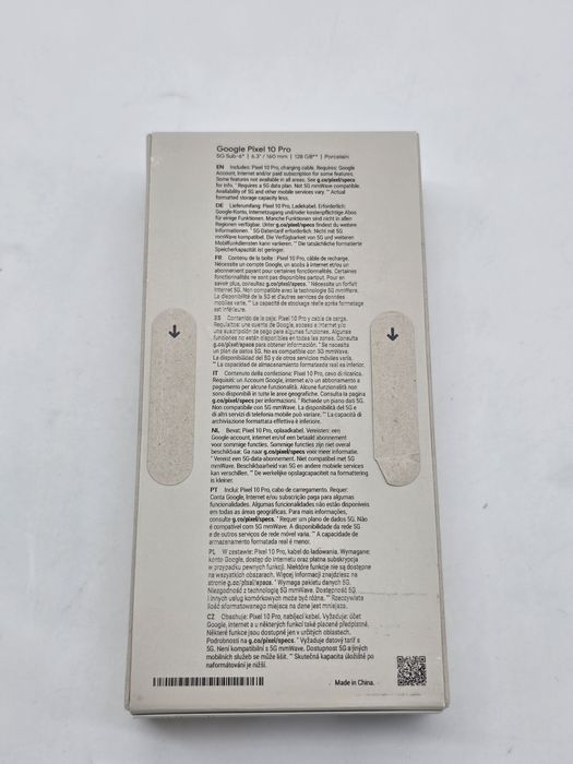 Google Pixel 10 Pro, 128GB, 16GB RAM, 5G, Porcelain, SIGILAT