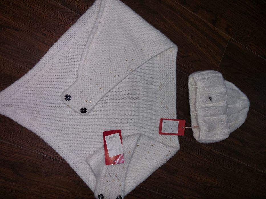 Шапка и шарф набор