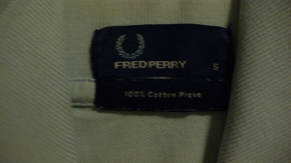 НОВ: BOSS поло фланелка д.ръкав.S(46).Бял.Други: ArmaniJeans;FredPerry