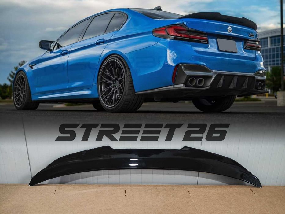 Eleron Lip Portbagaj BMW Seria 5 G30 Sedan (17-23) PSM Negru lucios