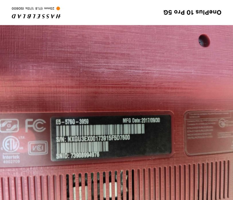 Прдавам перфектен лаптоп Acer Aspire E5-576g