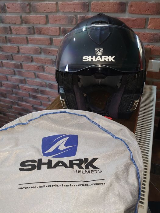 Casca Shark  Evoline 3 negru mat M