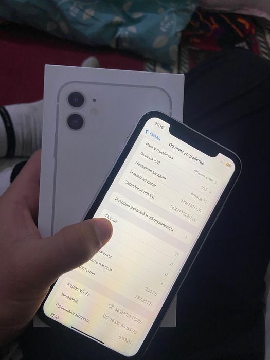 Айфон 11 256GB 100%