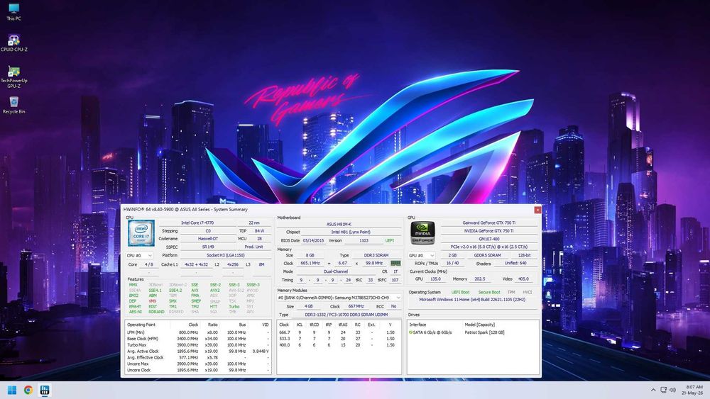KIT 1150 i7-4770+Placa ASUS H81M-K+8GB RAM+Cooler !! CA NOU !! la 250lei!