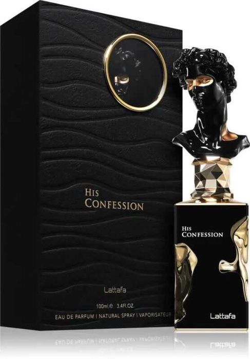 His Confession, Eau de Parfum, Lattafa, pentru Barbati, 100 ml