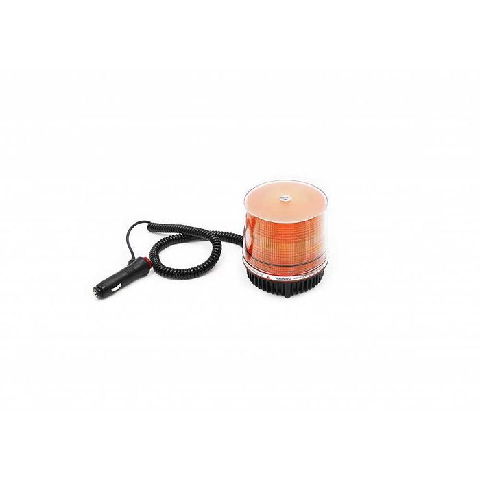 Girofar Auto LED Galben cu Prindere Magnetică – 12/24V, 26 LED-uri