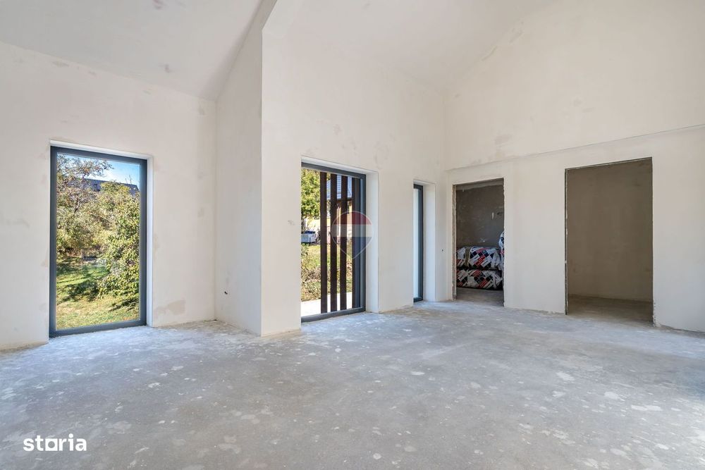 Vilă contemporana cu 6 camere Feleacu.Tavane inalte, 8 Min de oras. 0%