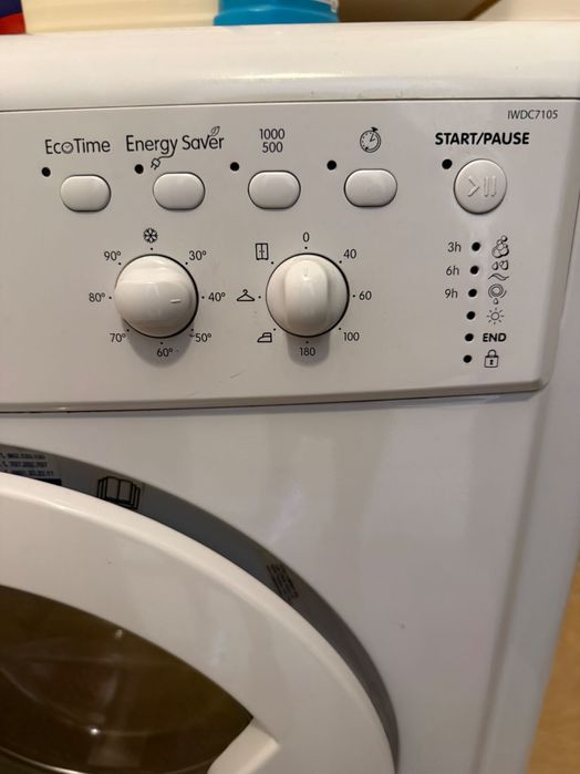 Пералня със сушилня Indesit IWDC 7105