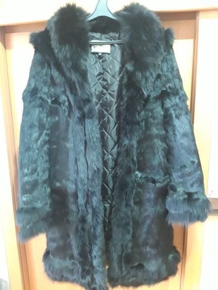 Шуба натуральный кролик