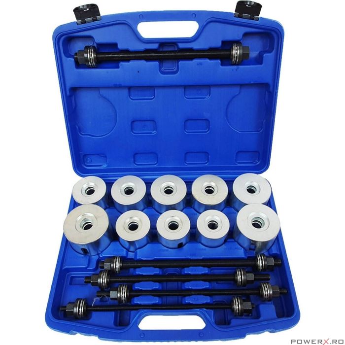 Trusa extractoare, de extragere rulment 27 piese Silver