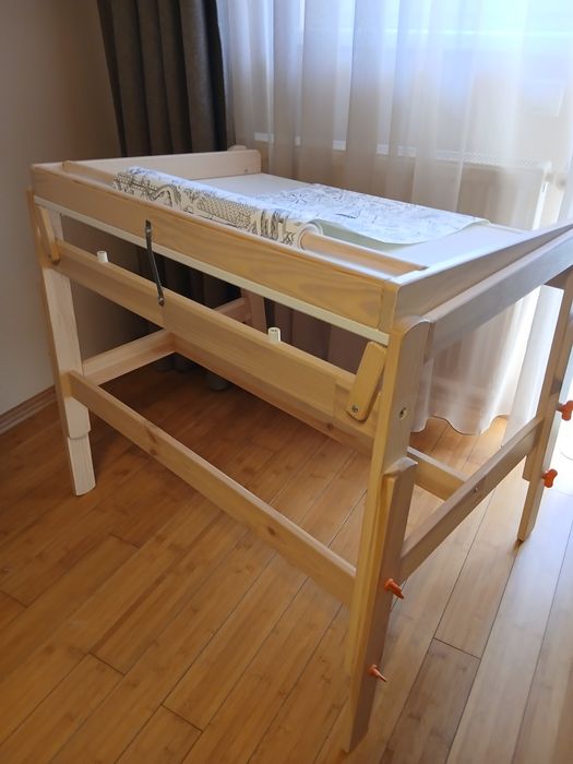 Birou pentru copii IKEA reglabil FLISAT si scaun ÖRFJÄLL