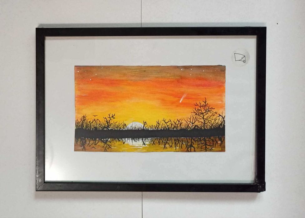 Авторски акварел.