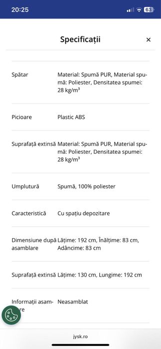 Canapea extensibila