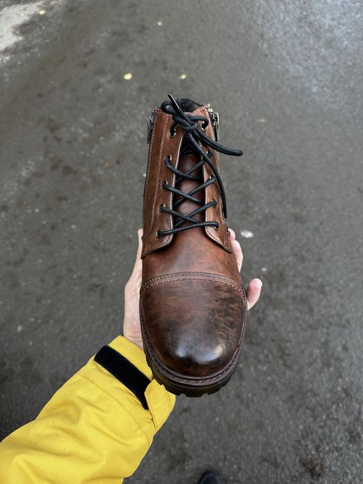 Ботинки 45р кожа