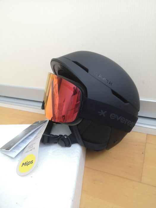 Cască noua  Ski snowboard Everest Mips cu ochelari