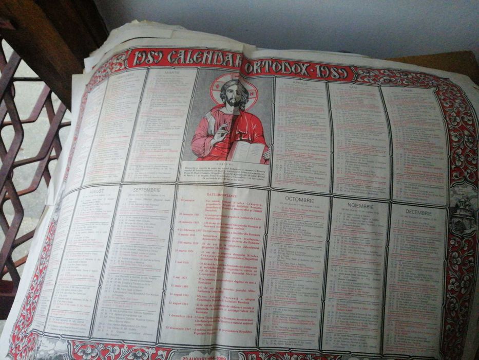 Calendare bisericești vechi