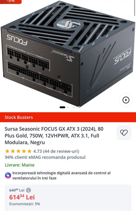 Sistem pc / Gigabyte Z690 Gaming / ddr4 3600 32GB x2 / Seasonic Focus GX-750 /13900k intel /Thermaltake Versa 21