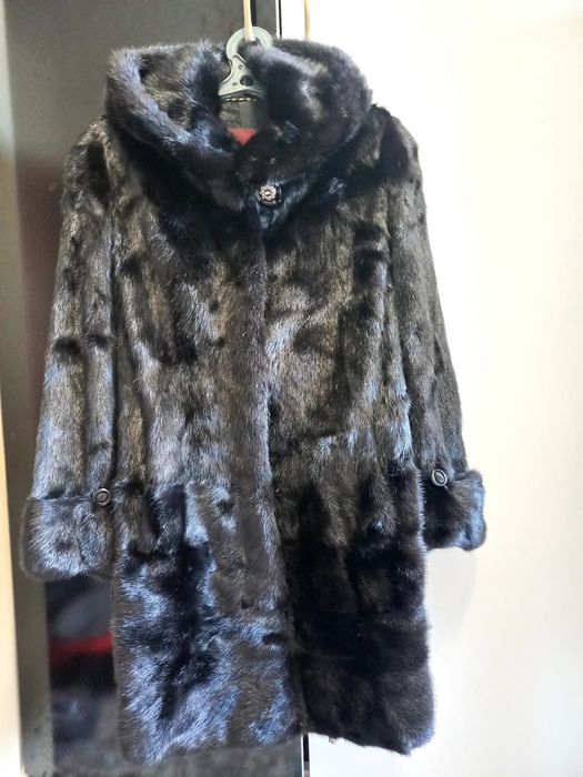 Норовят шуба чёрный бриллиант