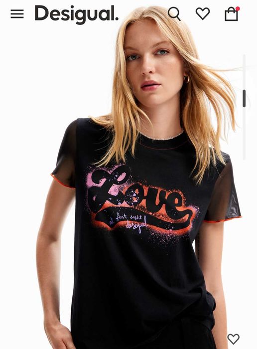 Футболка новая DESIGUAL размер s, m
