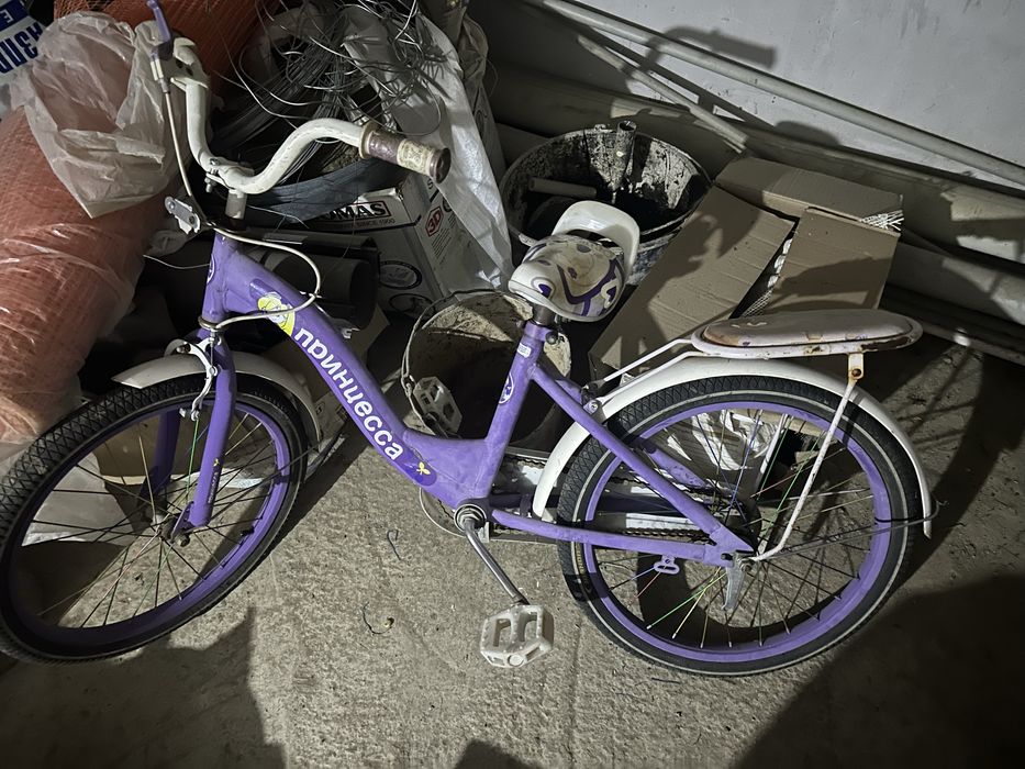 Велосипед детский   Фиолетовый для девочки