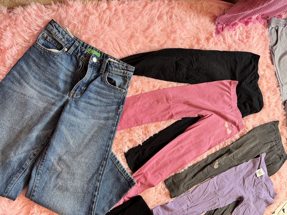 Benetton Zara HM MNG Дрехи за момиче 7-8 години, 72 броя за 62 евро
