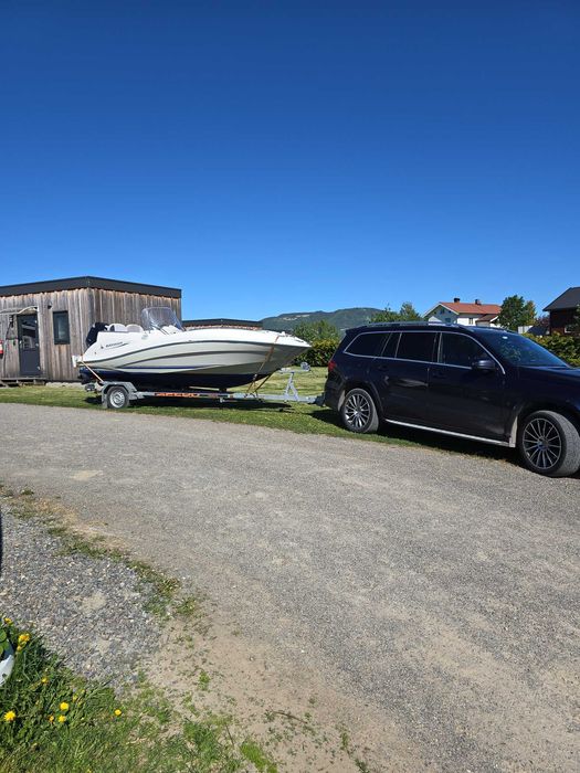 Моторна лодка QUICKSILVER MERCURY + колесар