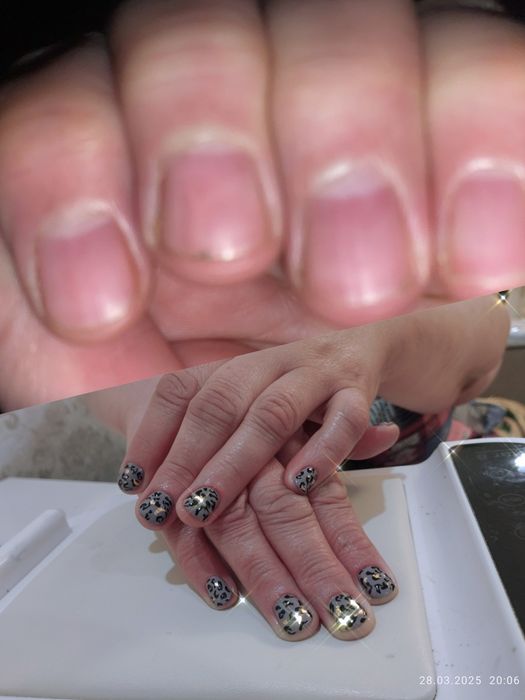 Маникюр у меня на дому.