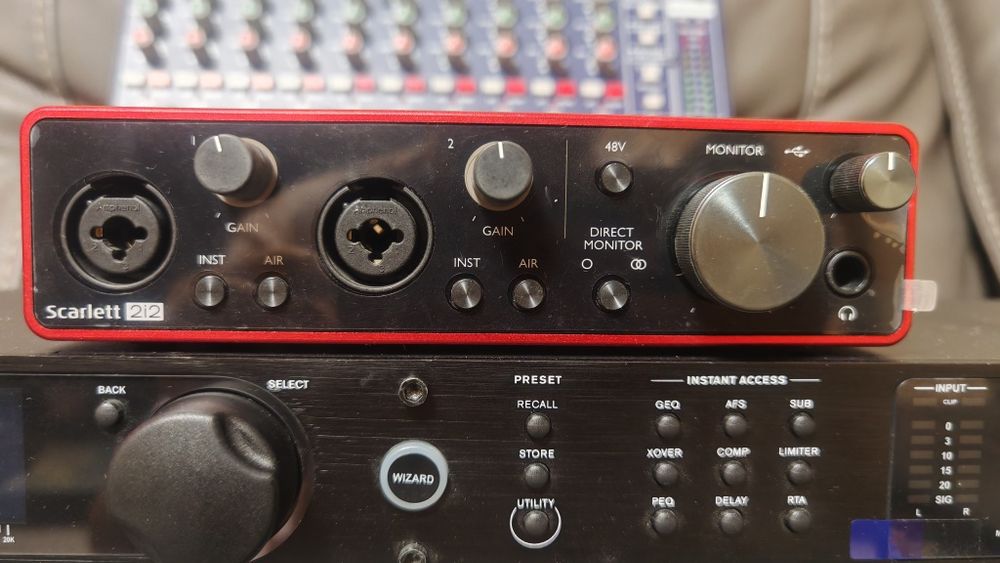 Crown xti 2002 Amplificator +DBX PA2+ Microfon calibrare