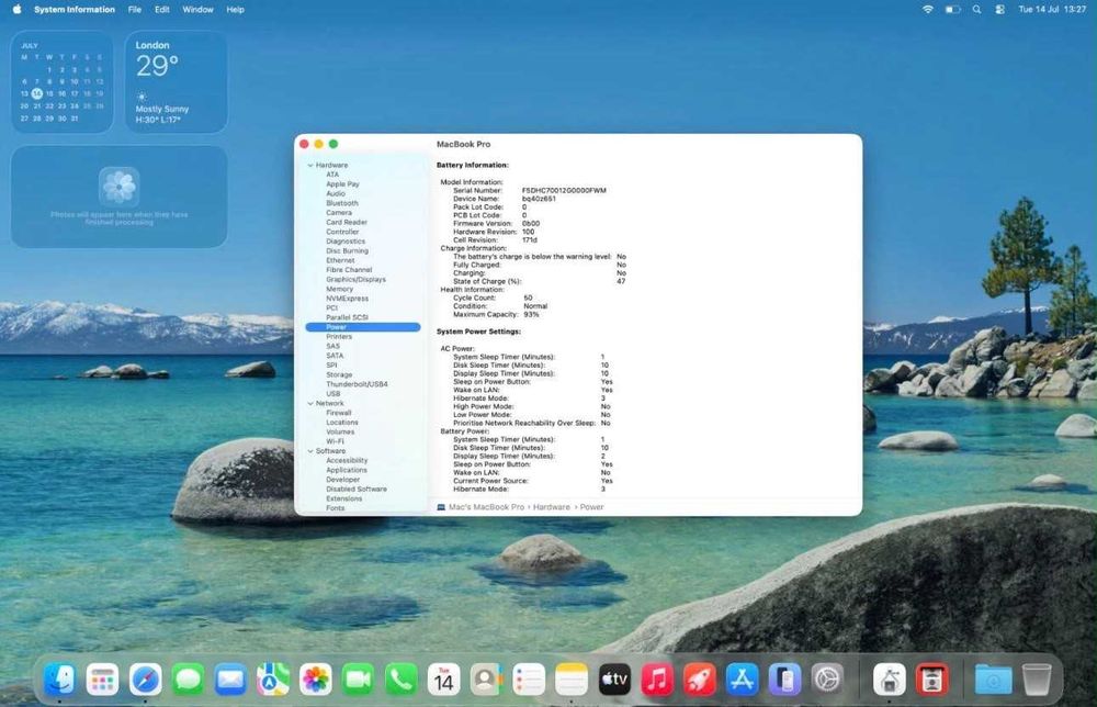 Macbook M4 Pro 16" - 24GB / 512GB / 50 цикъла / гаранция до Октомври