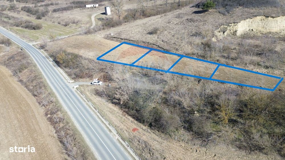 Teren extravilan 2.000 mp – cu acces direct la DN spre Moșna