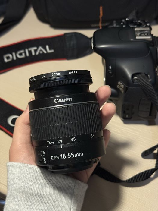 Canon EOS 600d с объективом 18-55