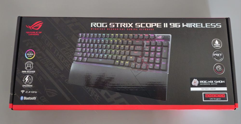 Tastatura gaming mecanica Asus Rog Strix Scope 2 96 wireless RGB
