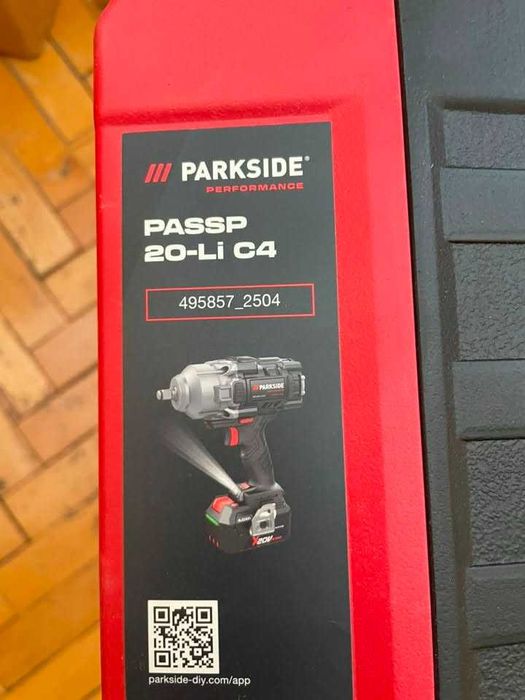 Ударен гайковерт PARKSIDE PERFORMANCE 20V PASSP 20-Li C4 1/2, без батерия и зарядно
