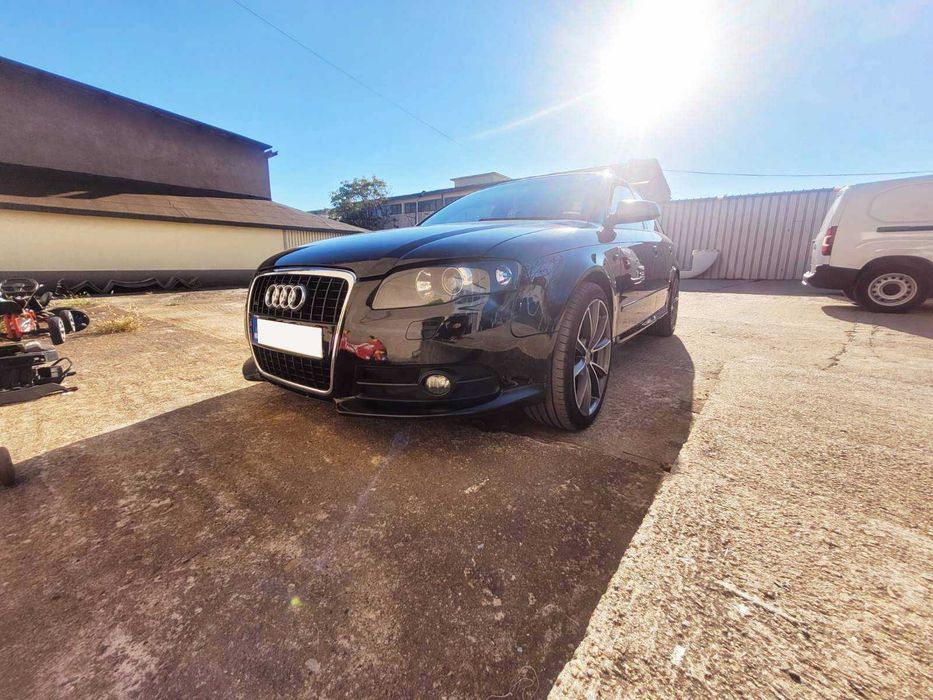 Сплитери (тунинг добавки) за предна броня Audi A4 B7 S line / S4